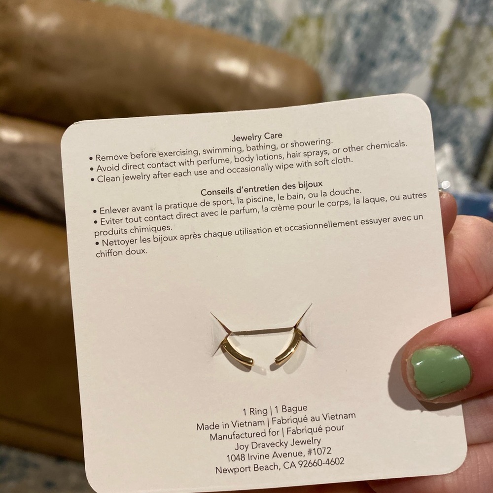JOY DRAVECKY chloe ring